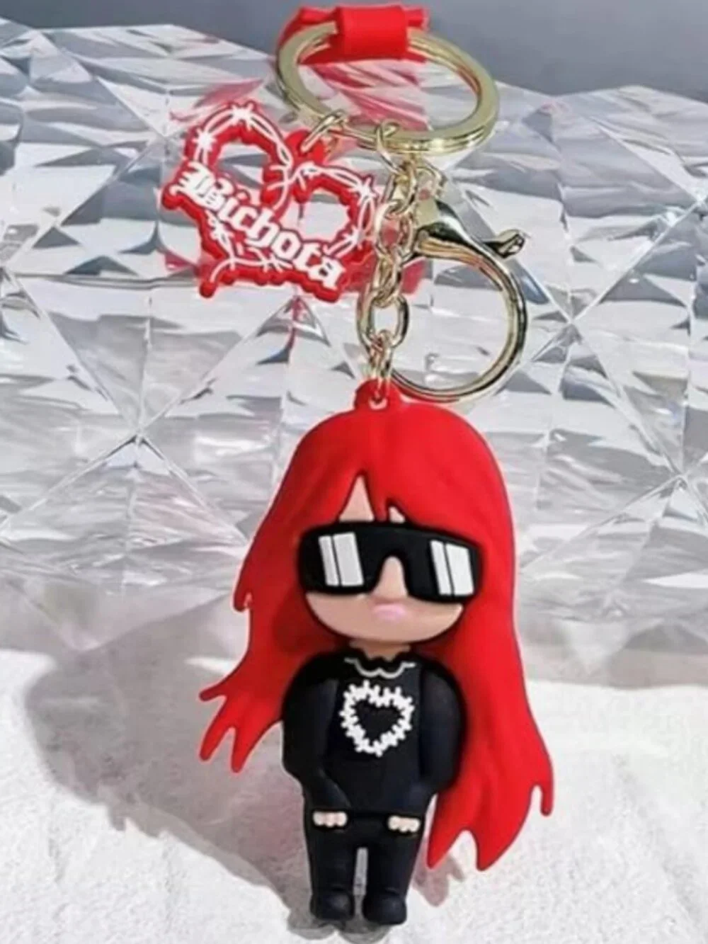 Red Pop Star Keychain B20
